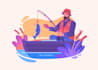 create custom flat design illustration