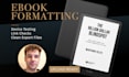 professionally format your ebook in epub and PDF