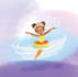 hand paint watercolor style amazing children story book illustrations