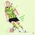 draw illustration football basketball player or sport player