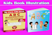 draw children book illustrations, children story or cover