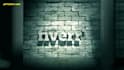create 3d old stone door open logo animation intro video