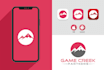 design simple and modern app icon with logo