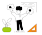 design flat modern web illustration