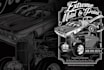 create cool classic car illustration