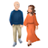 draw cute couple illustrations