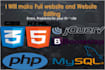 develop and modify websites in PHP,html,CSS,bootstrap,js