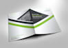 do a modern presentation folder design