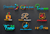 do creative logo designing with 3d mockup and tshirt model
