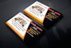 do professional visiting card design with text logo