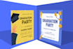 design a graduation party invitation or announcement card