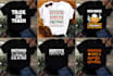 do custom t shirt , typography t shirt and trendy t shirt design
