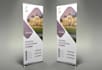 do eye catching retractable roll up banner or feather flag