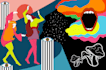 draw awesome psychedelic design art