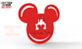 make keychain ready for 3d printing with stl,step file