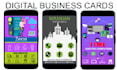 design interactive clickable PDF digital business card