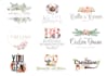 design a watercolor or vintage logo design for your business