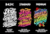 customized hand lettering , typography, font logo
