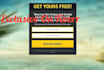 make professional  landing  page , capture page and sales page