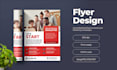 create unique business flyer design for you