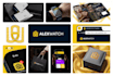 do trendy logo design branding kit package, brand style guides, brand identity