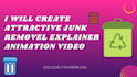 create amazing junk removal explainer animation video