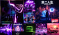 create 80s retrowave synthwave album or single cover