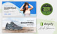 design shopify banner, web banner, header, and google banner