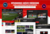create website PSD UI design or PSD template