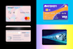 design financial card artwork