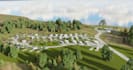 do property cgi, 3d site plan rendering, rv park