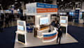design trade show booth, kiosk, 3d stand, exhibition booth