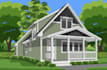 turns a portrait of your house in vector