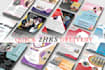 design professional one sheet, flyer, one page, press kit in 2hrs