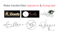 do top rated vector autograph handwritten signature logo