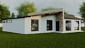 your magnificent exterior design in 3d render