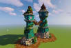build you a beautiful castle in minecraft