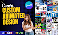 get editable social media posts ads using canva