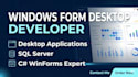 custom windows forms desktop application in c sharp