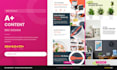 design amazon storefront, a plus content, ebc for brand registry sellers