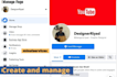 create and manage a facebook group n business page