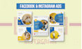 design facebook ads, instagram posts, thumbnails, and banners for social media