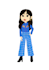 draw feminine cartoon illustration