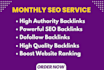 do monthly off page SEO service using authority white hat dofollow backlink