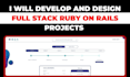 develop and design full stack ruby on rails applications, ror