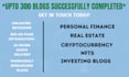 write SEO blog posts or articles on personal finance, crypto and real estate
