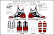 design footwear with tech pack for manufactury
