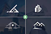 design property house construction logo in 24 hour