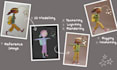 create stylized 3d characters for games in blender