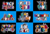 make awesome alphabet logo mashup of nba, nfl, mlb, and other sports streetwear